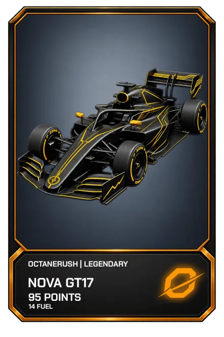 Nova GT17 legendary machine NFT